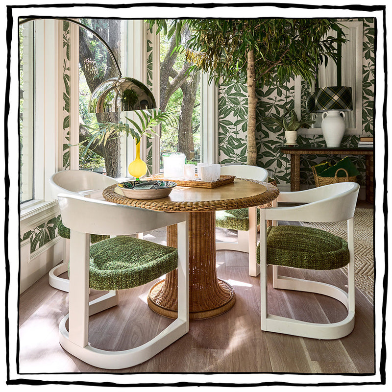 A Set Of Four Karl Springer "Onassis" Dining Chairs