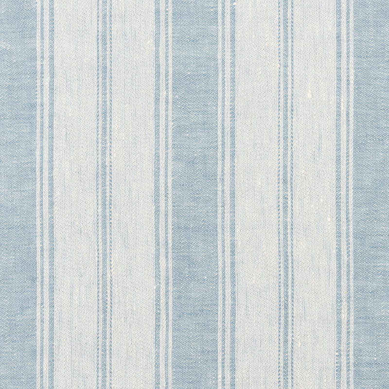 Lino Branca Stripe - Sky (Memo)