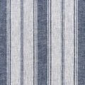 Lino Branca Stripe - Indigo (Memo)