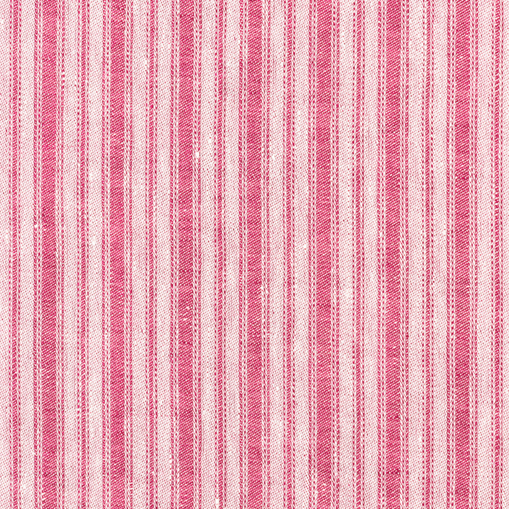 Lino Branca Stripe Mini - Cerise (Memo)