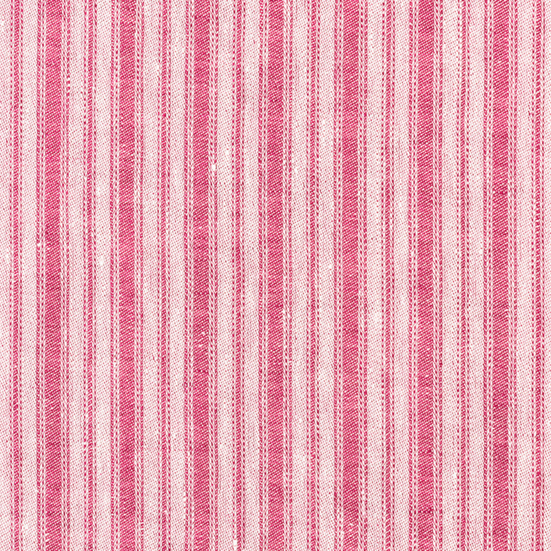 Lino Branca Stripe Mini - Cerise (Memo)