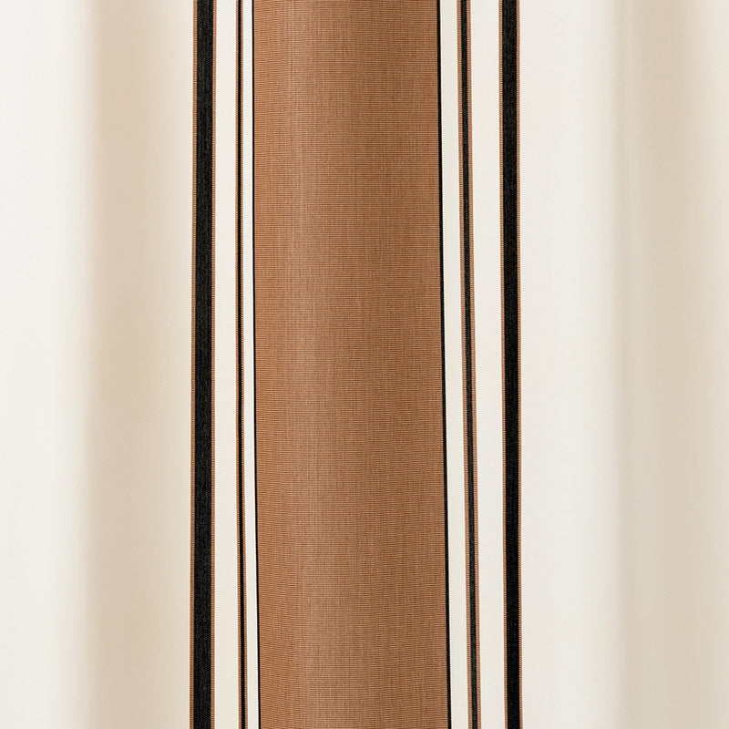 Giardino Branca Stripe Grande - Terracotta & Nero (Memo)