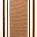 Giardino Branca Stripe Grande - Terracotta & Nero (Memo)