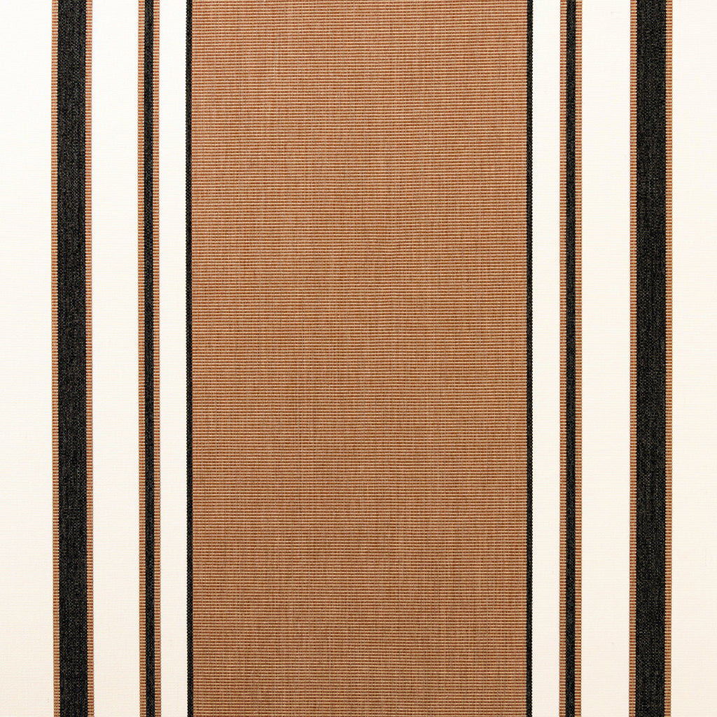 Giardino Branca Stripe Grande - Terracotta & Nero (Memo)
