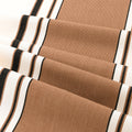 Giardino Branca Stripe Grande - Terracotta & Nero (Memo)