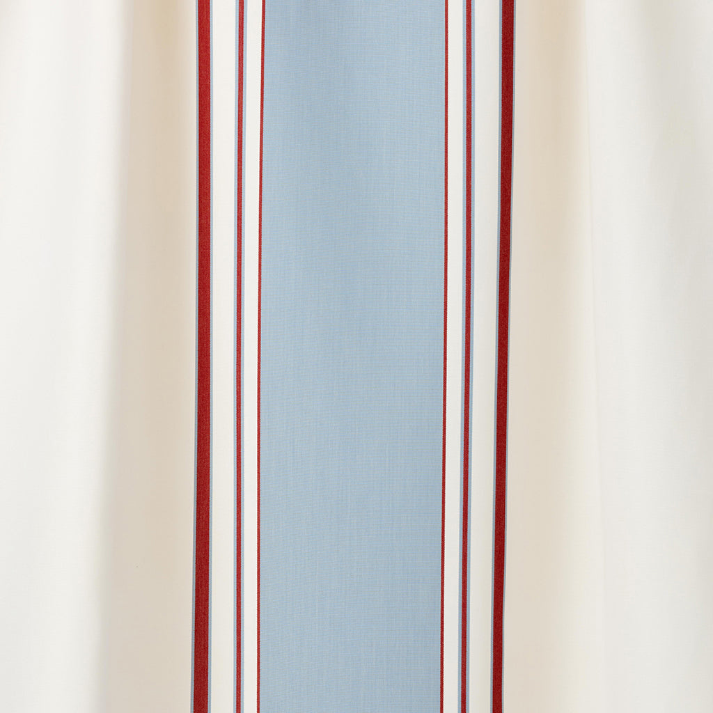Giardino Branca Stripe Grande - Sky & Branca Red (Memo)