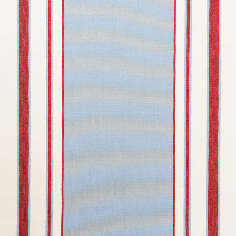 Giardino Branca Stripe Grande - Sky & Branca Red (Memo)