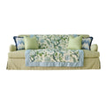 Lancaster Sofa in Mini Stripe in Celery