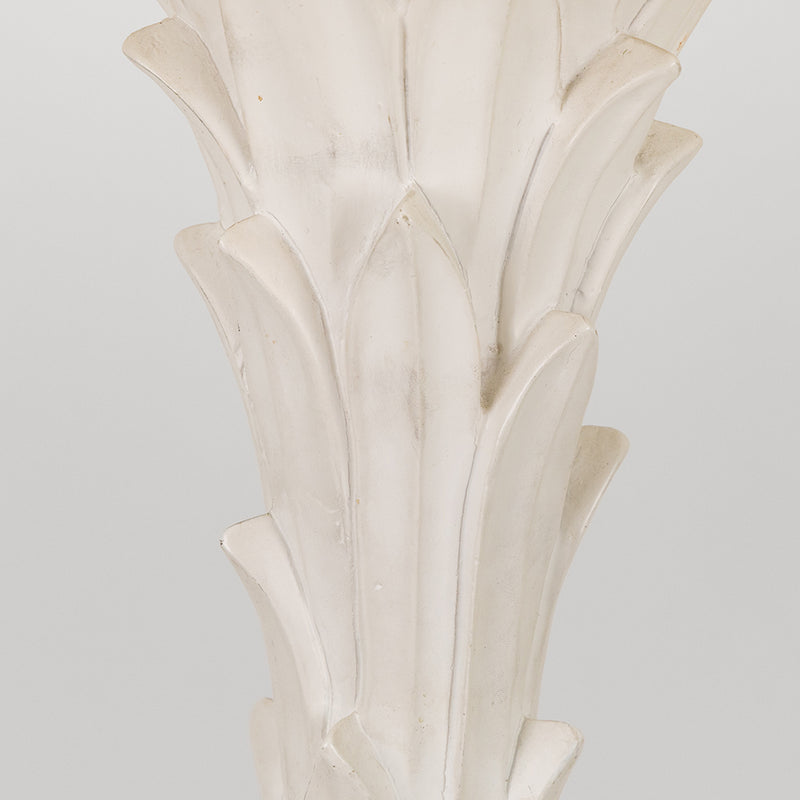 A Carved Plaster Floor Lamp in the Manner of Serge Roche