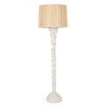 A Carved Plaster Floor Lamp in the Manner of Serge Roche