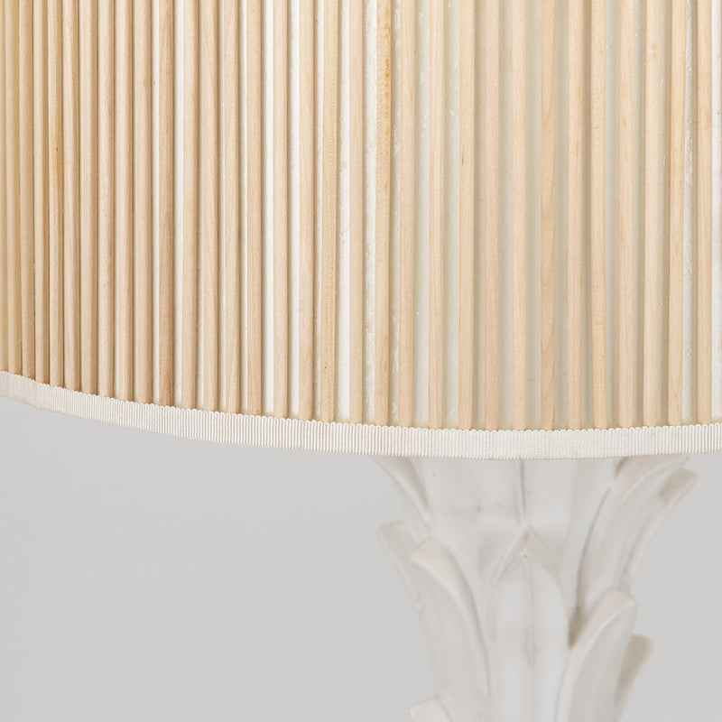 A Carved Plaster Floor Lamp in the Manner of Serge Roche