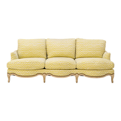 A Louis XV Style Cerused Oak Sofa attributed to Maison Jansen