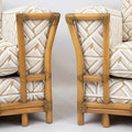 A Pair of Bamboo Armchairs by Gasparucci Italo