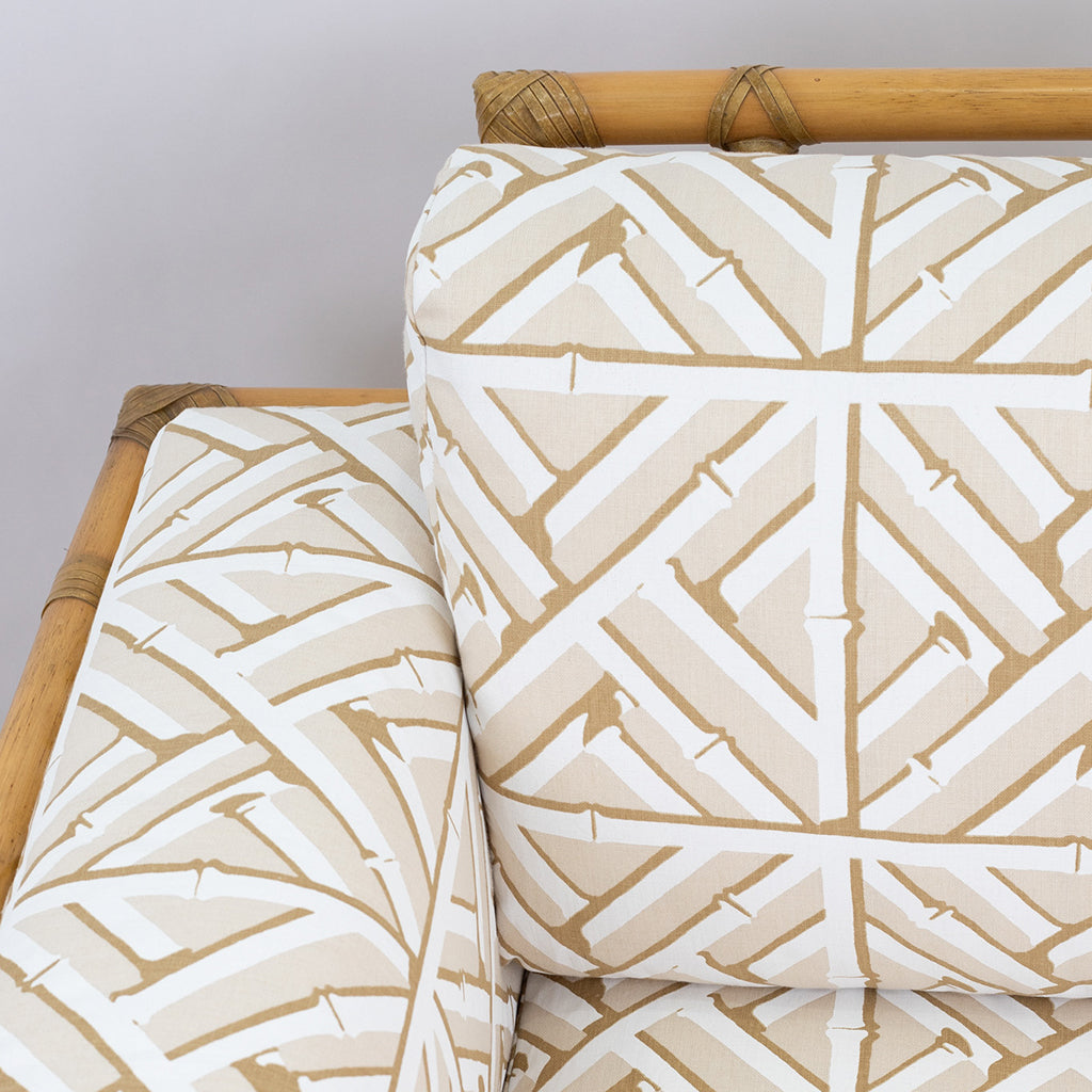 A Pair of Bamboo Armchairs by Gasparucci Italo