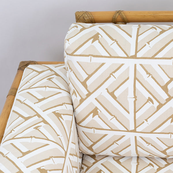 A Pair of Bamboo Armchairs by Gasparucci Italo