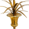 A Pair of Brass Palm-Form Standing Lamps Attributed to Maison Charles