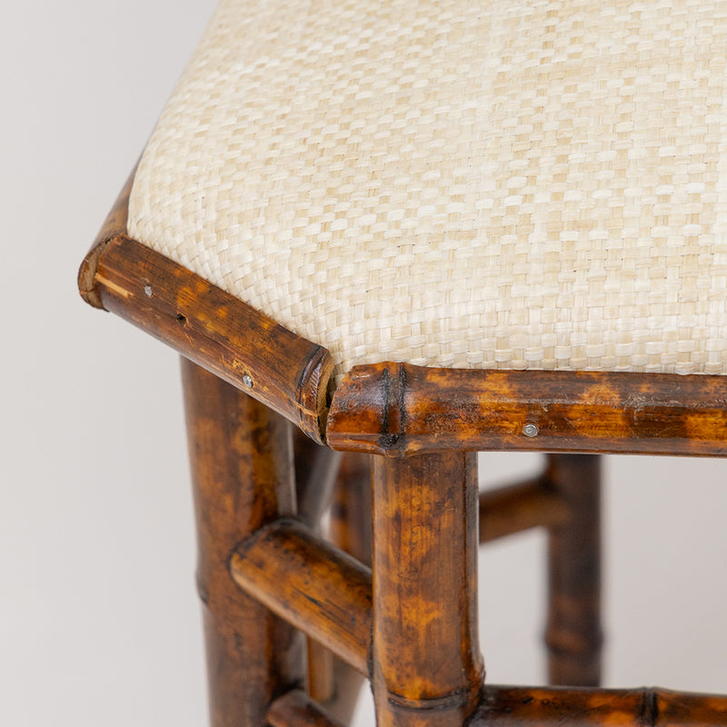 A Pair of Chinese Export Faux Bamboo Side Chairs