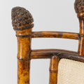 A Pair of Chinese Export Faux Bamboo Side Chairs