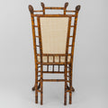 A Pair of Chinese Export Faux Bamboo Side Chairs