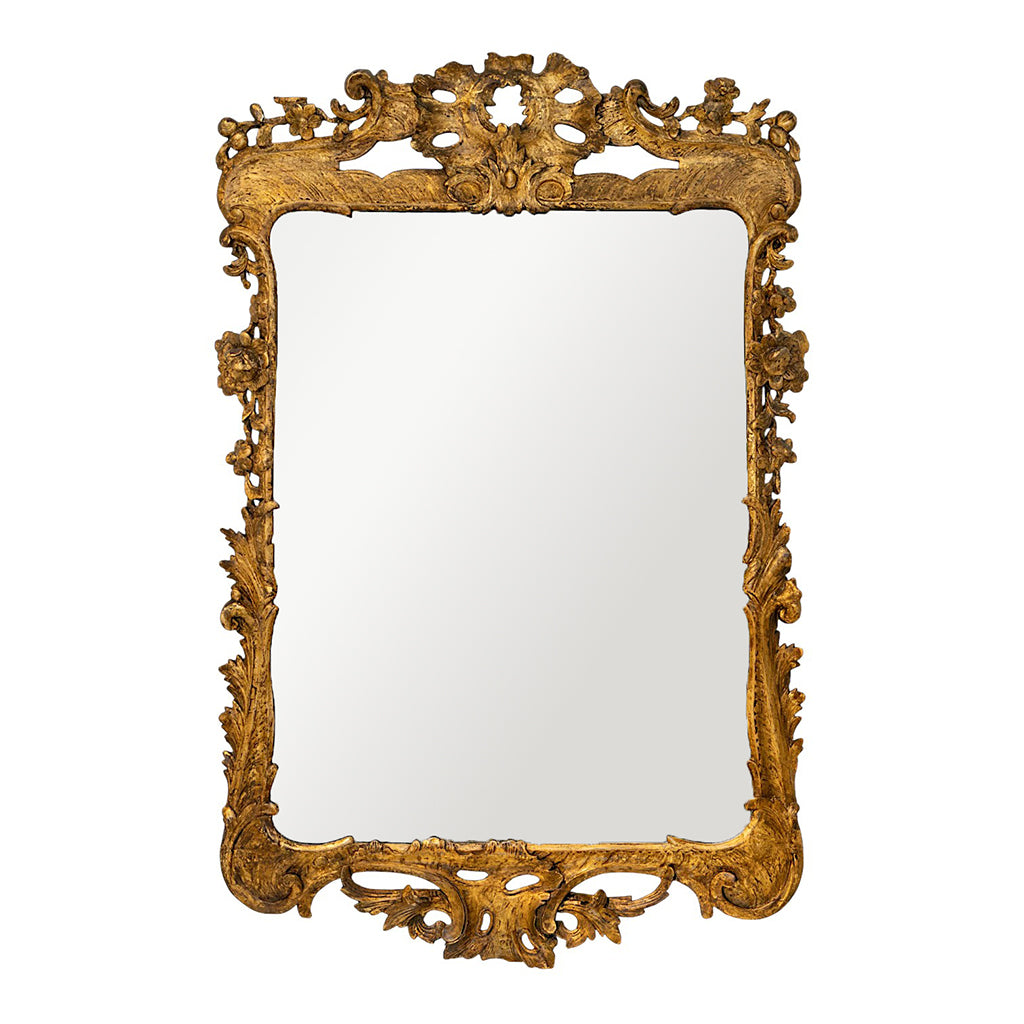 A Pair of Finely Carved 18th Century Giltwood Mirrors