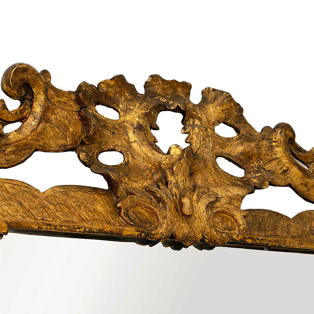 A Pair of Finely Carved 18th Century Giltwood Mirrors