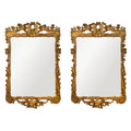 A Pair of Finely Carved 18th Century Giltwood Mirrors