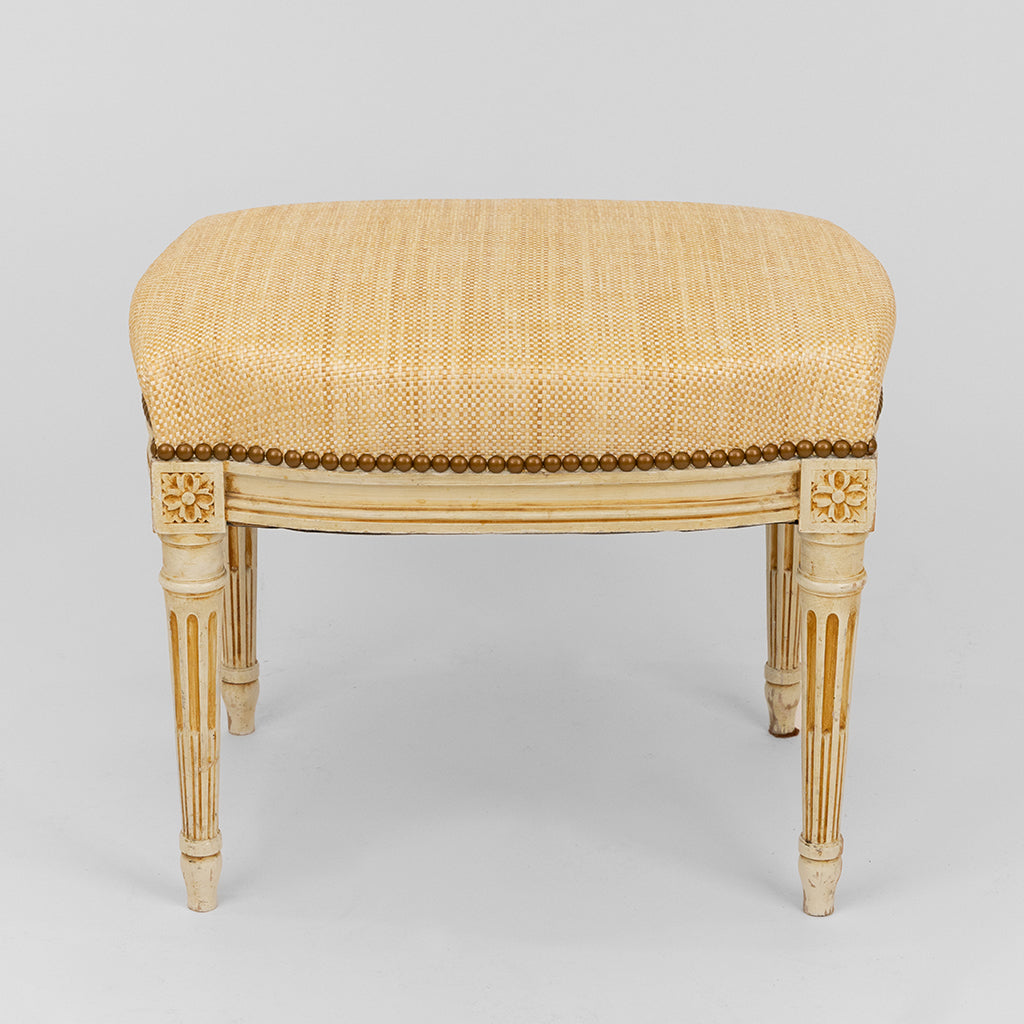 A Pair of Gustavian Style Painted Stools