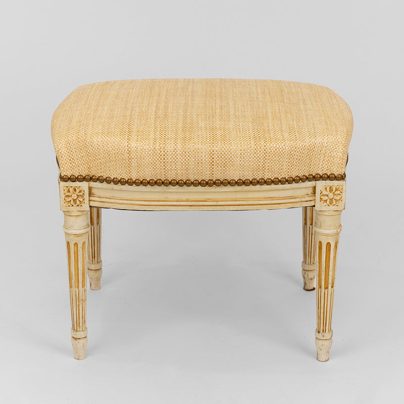A Pair of Gustavian Style Painted Stools