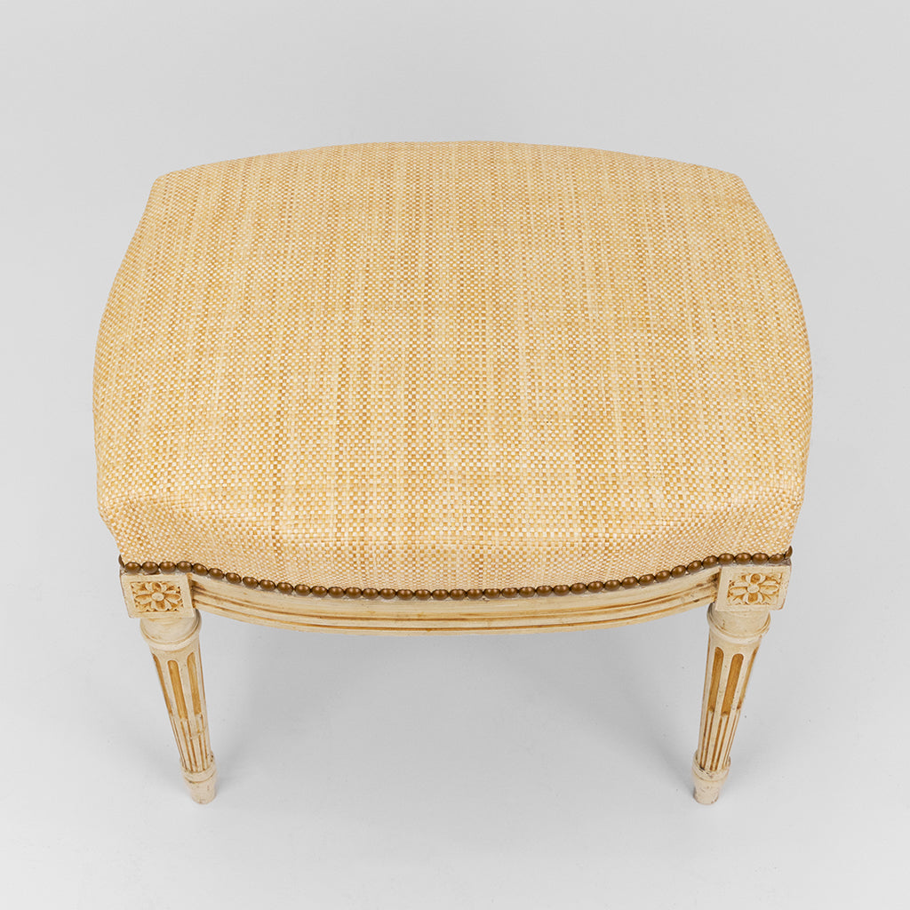 A Pair of Gustavian Style Painted Stools