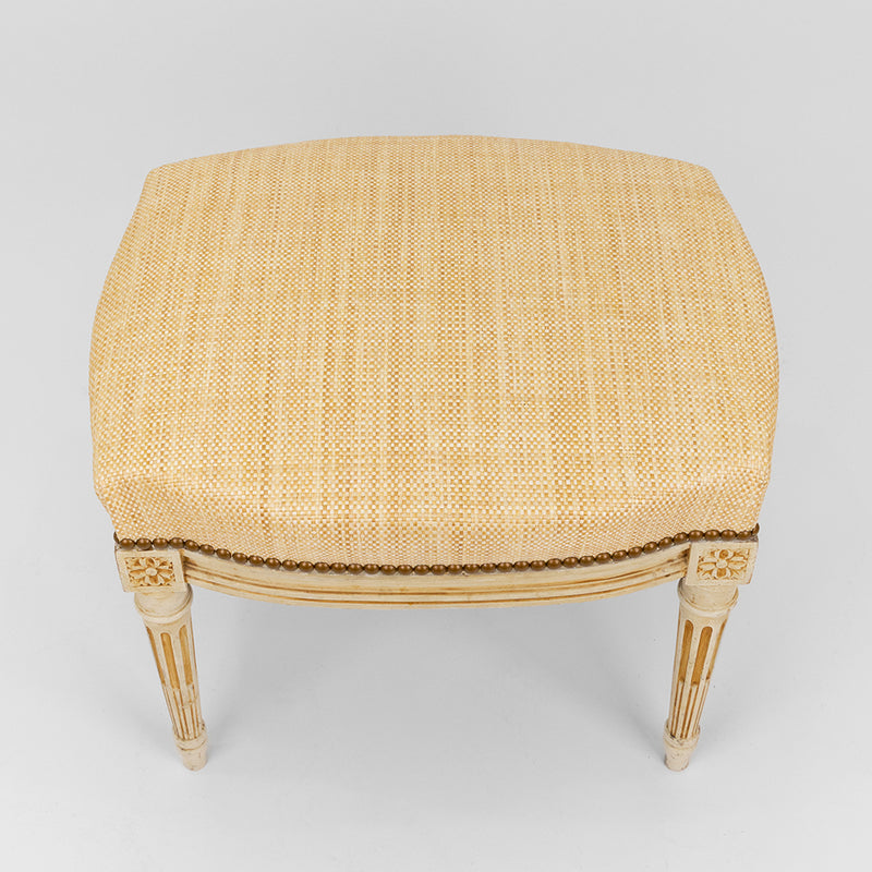 A Pair of Gustavian Style Painted Stools