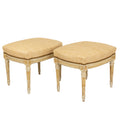 A Pair of Gustavian Style Painted Stools