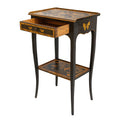 A Pair of Hand-Painted Gilt and Lacquered Side Tables