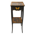 A Pair of Hand-Painted Gilt and Lacquered Side Tables