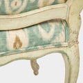 A Pair of Louis XV Style Painted and Carved Side Chairs