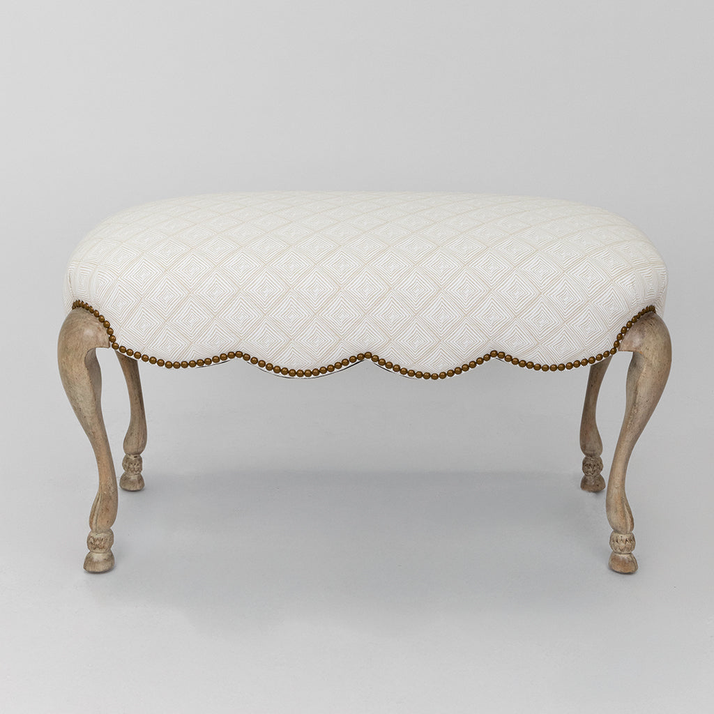 A Pair of Louis XV Style Upholstered Benches