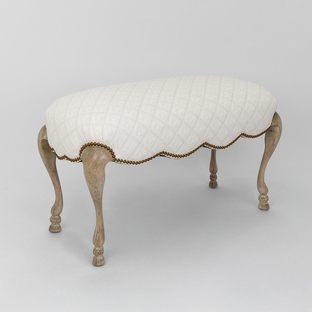 A Pair of Louis XV Style Upholstered Benches