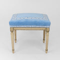 A Pair of Louis XVI Style Off-White Painted Benches
