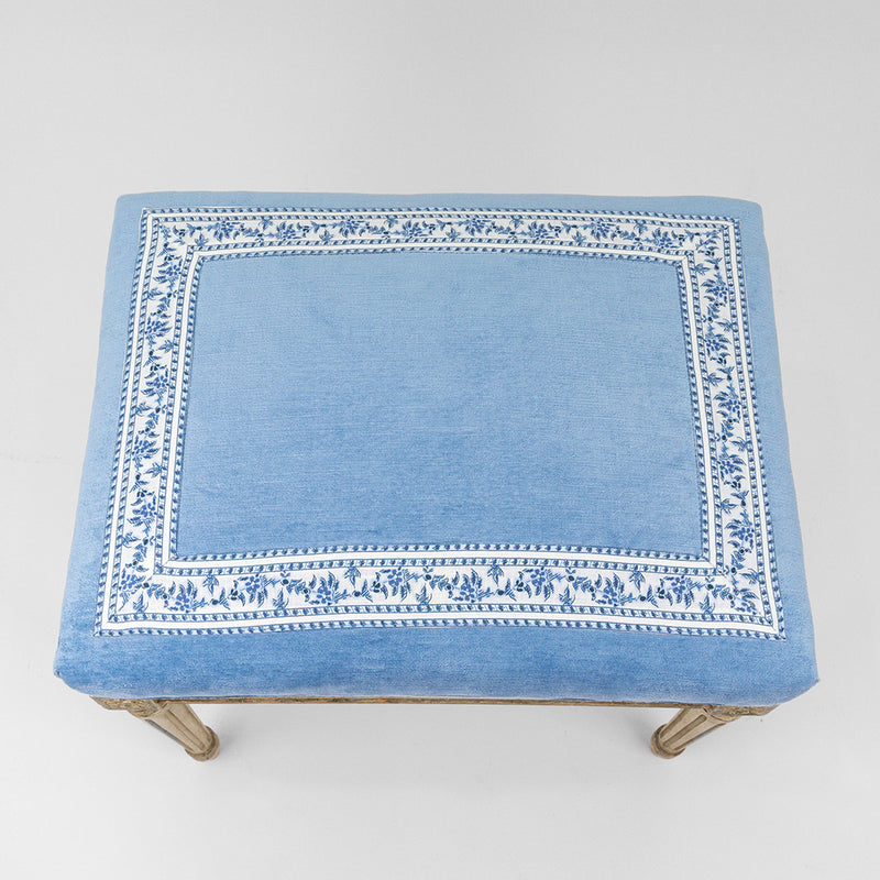 A Pair of Louis XVI Style Off-White Painted Benches