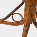 A Rattan Bell-Shaped Floor Lamp