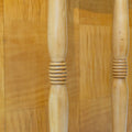 A Vintage Rattan Hall Stand with Mirror