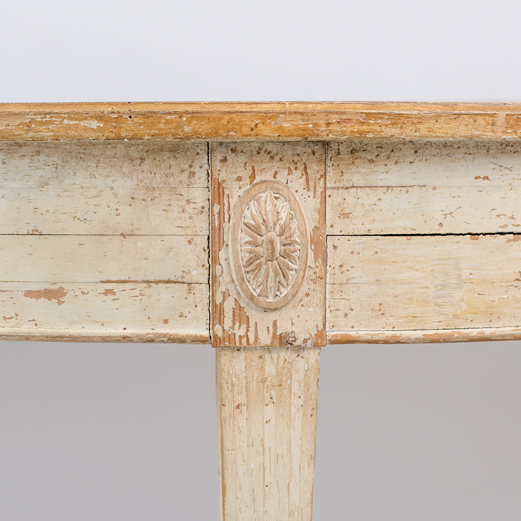 A Pair of George III Demilune Side Tables