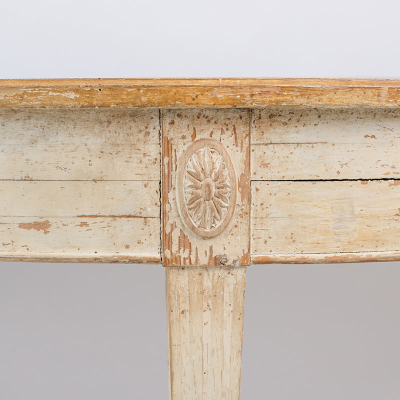 A Pair of George III Demilune Side Tables