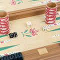 Casa Branca x Nine Fair Poinsettia Backgammon Board
