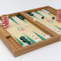 Casa Branca x Nine Fair Poinsettia Backgammon Board