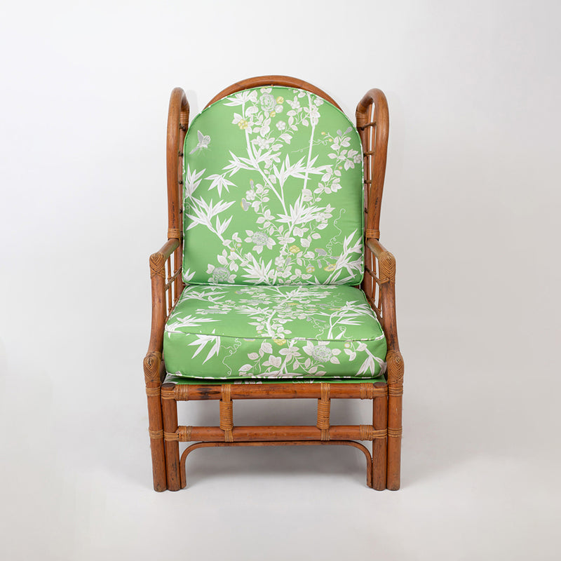 Bamboo Wingback Chair