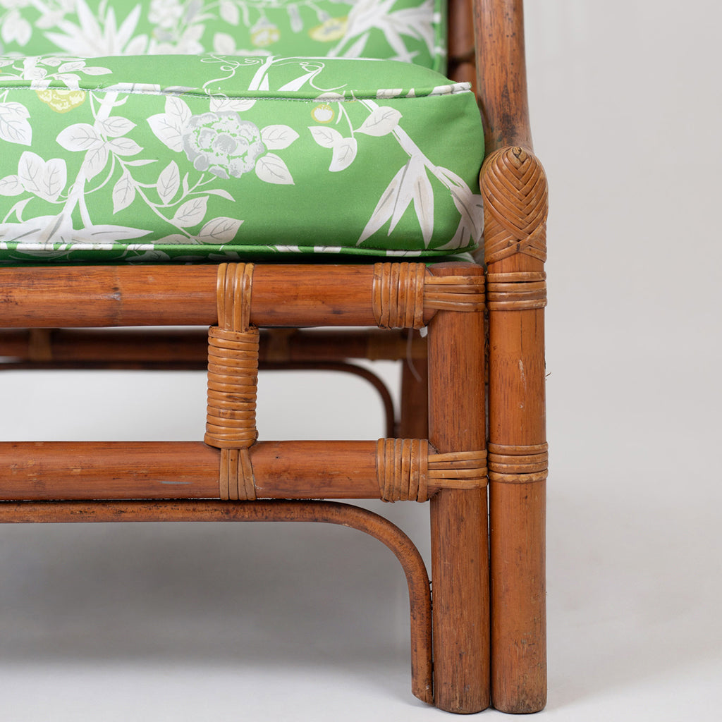 Bamboo Wingback Chair