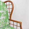 Bamboo Wingback Chair