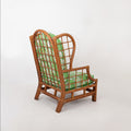 Bamboo Wingback Chair