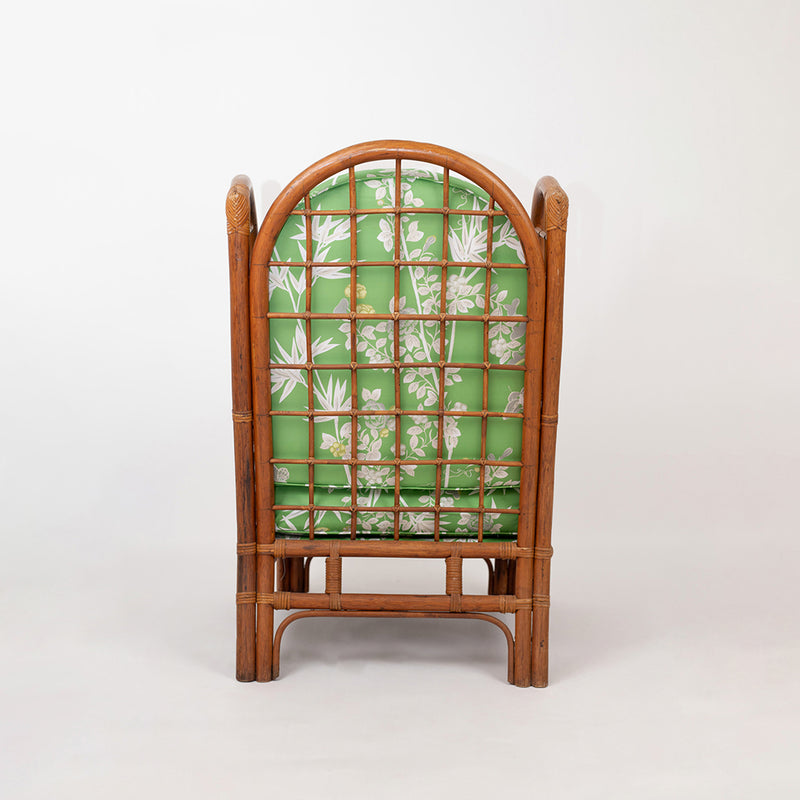 Bamboo Wingback Chair