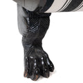 19th Century Biedermeier Bench with Scrolled Arms on Claw Feet